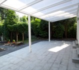 Die Terrasse unserer Stadtvilla