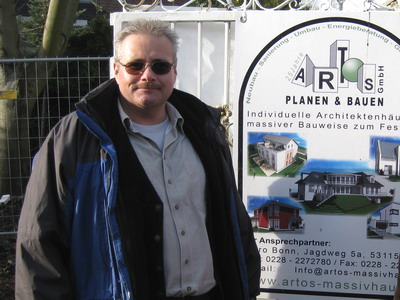 Der Artos Bauleiter Thomas Braun aus Bonn